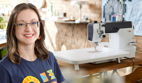 Posture & Lighting when Machine Quilting with HollyAnne Knight