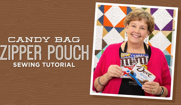 Make a "Candy Bag Zipper Pouch" with Jenny!