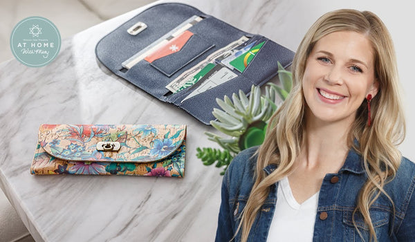 Make a "Lucky Penny Wallet" with Misty Doan on At Home With Misty! (Video Tutorial)