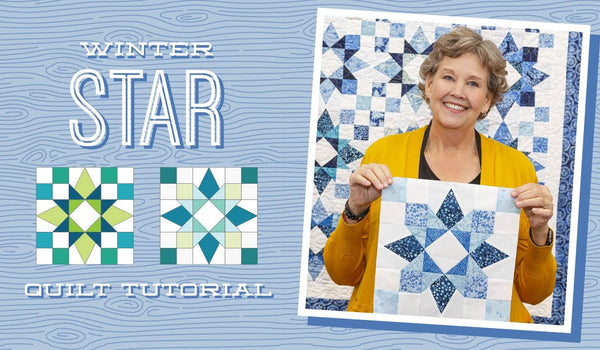 Make a "Winter Star" Quilt with Jenny Doan of Missouri Star