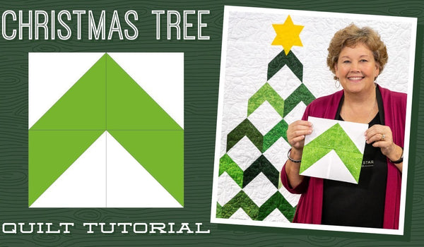 Make a Christmas Tree Chevron Quilt with Jenny!