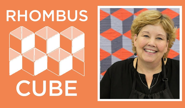 Easy Rhombus Cube Quilt