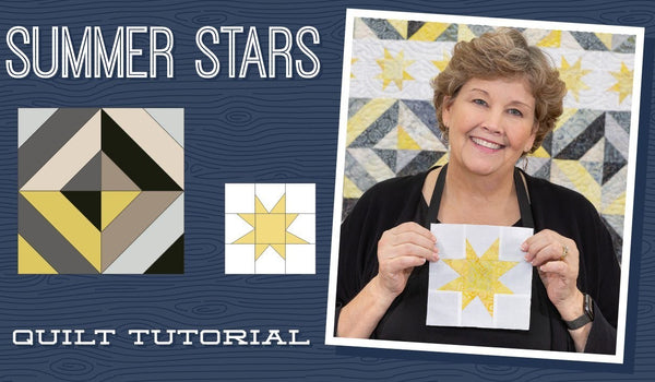 Make a "Summer Stars" Picnic Quilt with Jenny Doan of Missouri Star