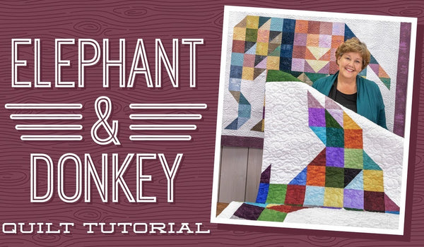 Make an Elephant and a Donkey Quilt with Jenny!