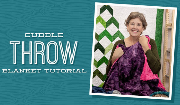 Make a "Christmas Cuddle Blanket" with Jenny Doan of Missouri Star