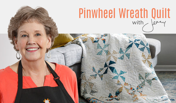 Make a "Pinwheel Wreath" Quilt With Jenny Doan of Missouri Star (Video Tutorial)