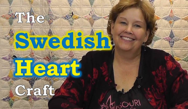An Easy Swedish Heart Craft for Christmas!