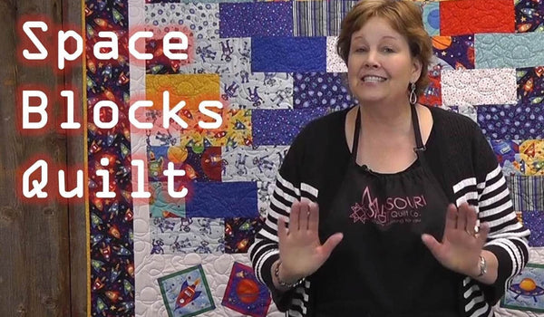 Space Blocks Kids Quilt