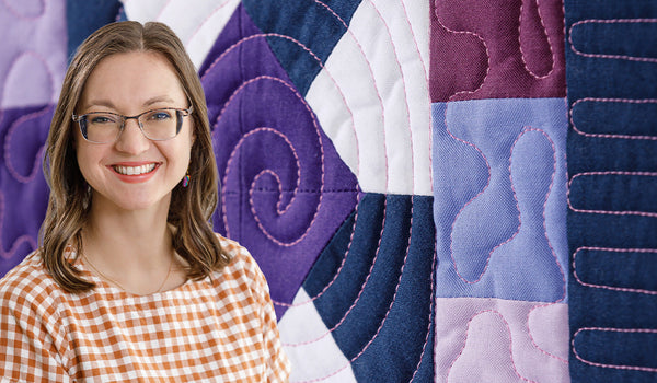 Free Motion Quilting with HollyAnne Knight - Breezy Blocks Table Runner