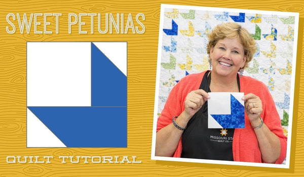 Make a Sweet Petunias Quilt with Jenny!
