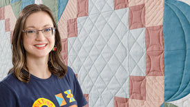 Basting/Preparing for Machine Quilting with HollyAnne Knight