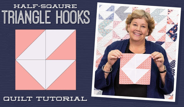Make a "Half-Square Triangle Hooks" Quilt with Jenny