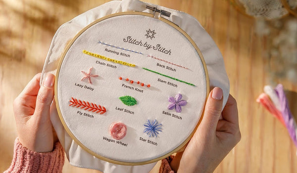 Embroidery 101:  Hand Embroidery Basics for Beginners