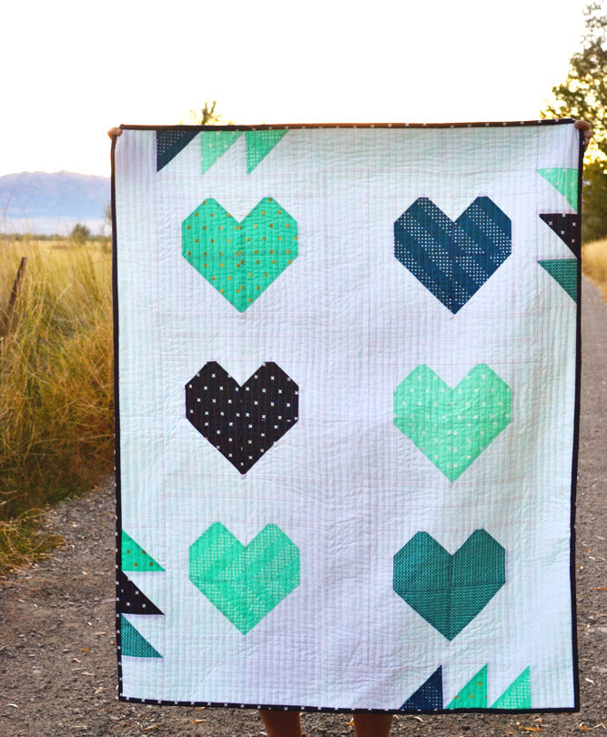 Tutorial Reboot: Valentine Heart Quilt Featuring Guest Blogger Christie Hurst