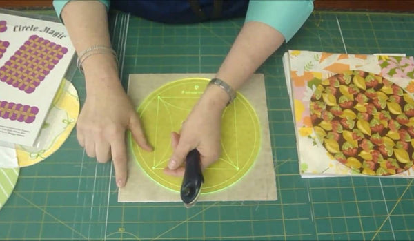 Cathedral Window Quilt using the Circle Magic Ruler