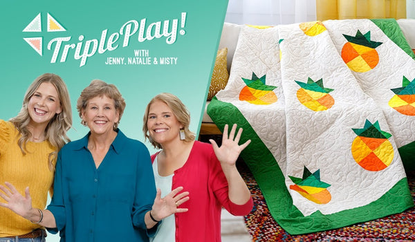 Triple Play: How to Make 3 NEW Drunkard's Path Quilts