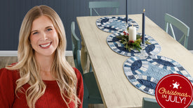 Double Wedding Ring Runner