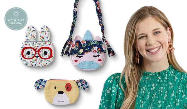 Make a "Zippy Critter Pouch" with Misty Doan on At Home With Misty (Video Tutorial)