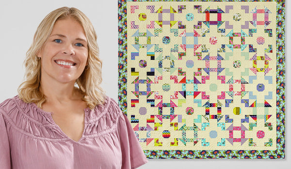 Grand Square Dash Quilt