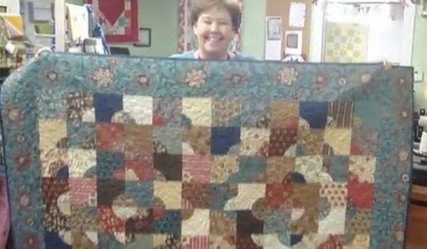 Drunkard's Path Quilt