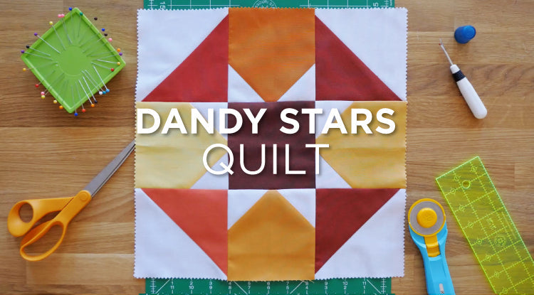 Quilt Snips Mini Tutorial: Dandy Stars Quilt