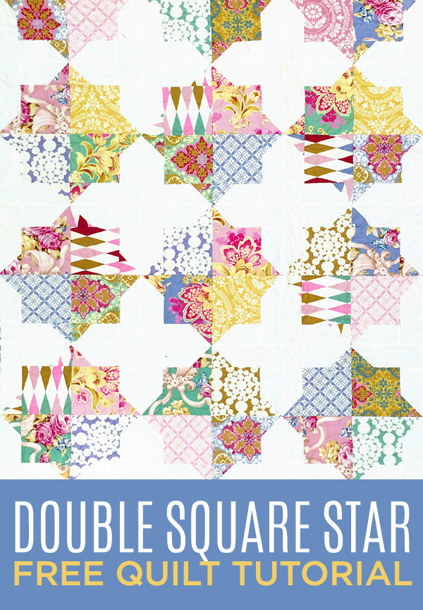New Friday Tutorial: The Double Square Star Quilt