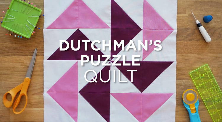 Quilt Snips Mini Tutorial: Dutchman's Puzzle