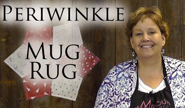 Periwinkle Mug Rug Tutorial
