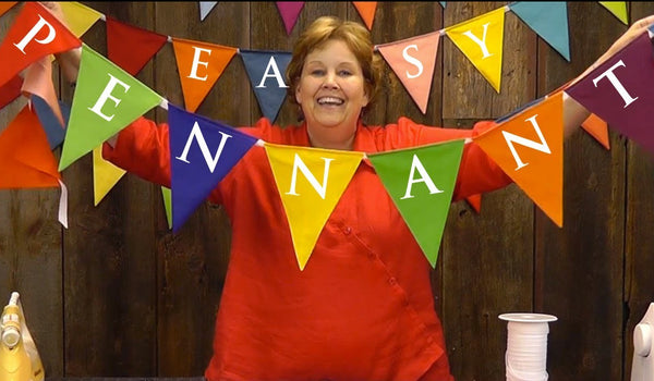 Easy Pennant Banner Tutorial