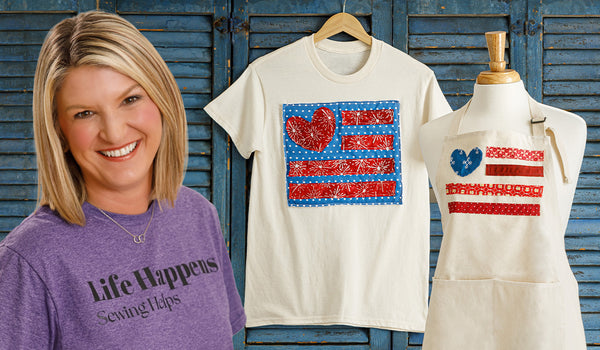 Patriotic Appliqué Apron with Tami Jones