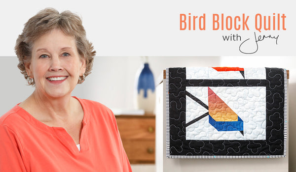 Make a "Block Lotto Bird" Quilt with Jenny Doan of Missouri Star