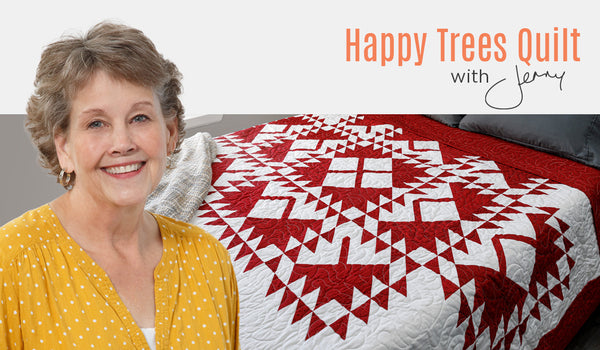 Make a "Happy Trees" Quilt with Jenny Doan of Missouri Star (Video Tutorial)