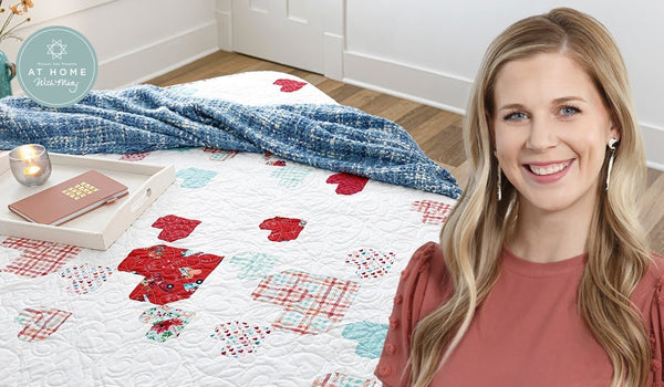 Make a "Confetti Hearts" Quilt with Misty Doan on At Home With Misty (Video Tutorial)