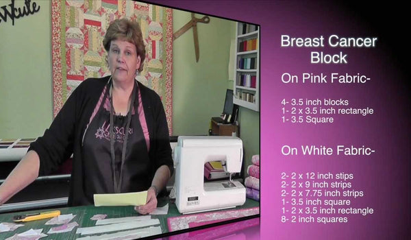 Breast Cancer Ribbon Quilt