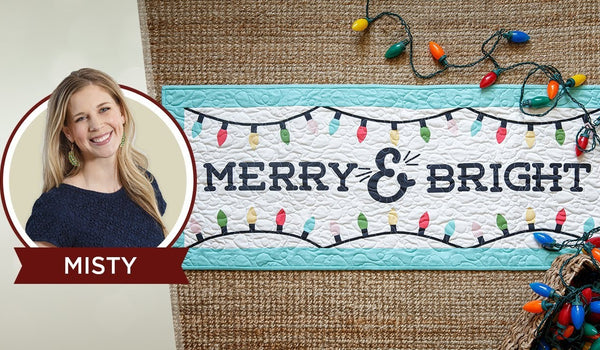 REPLAY: Learn how to make a Merry & Bright Table Runner with Misty on Missouri Star LIVE!