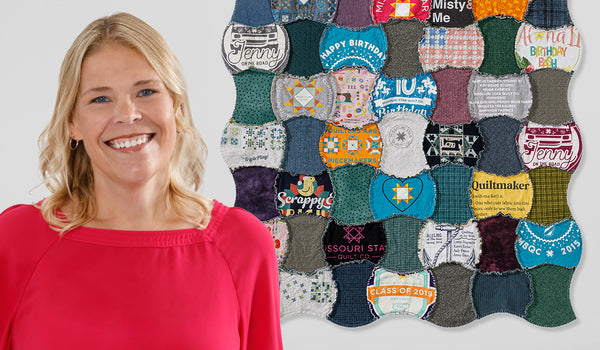 What If Series: Apple Core T-Shirt Quilt