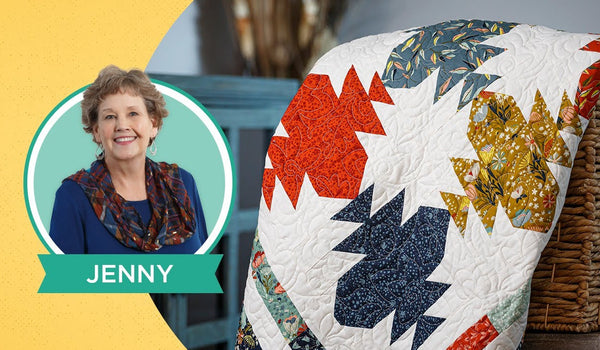 Make a "Boho Blooms" Quilt with Jenny Doan of Missouri Star Quilt Co