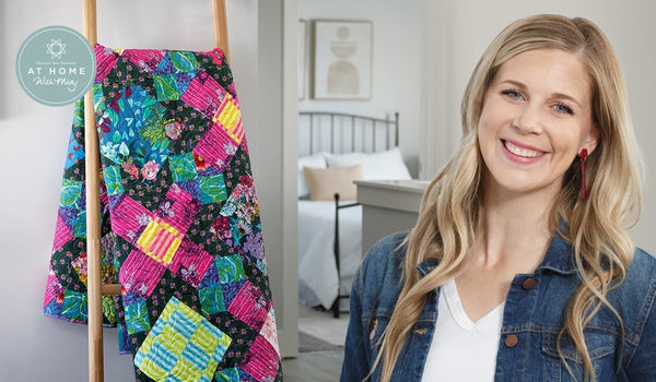 Make a "Summer Waltz" quilt with Misty and Charisma Horton on At Home with Misty! (Video Tutorial)