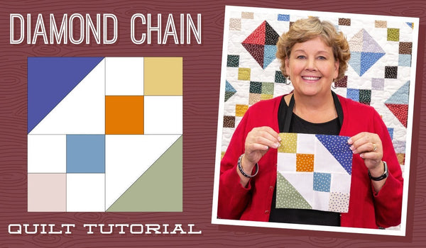 Make a "Diamond Chain" Quilt with Jenny Doan