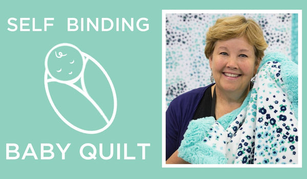 Easy Self Binding Baby Blanket