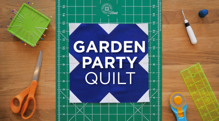 Quilt Snips Mini Tutorial: The Garden Party Quilt Block