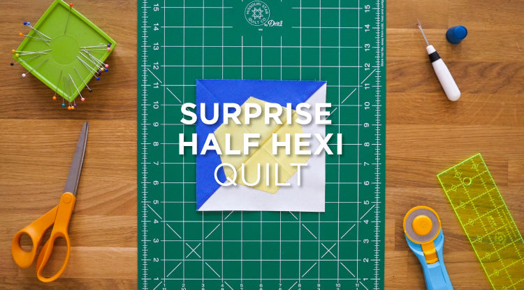 Quilt Snips Mini Tutorial - Surprise Half Hexi