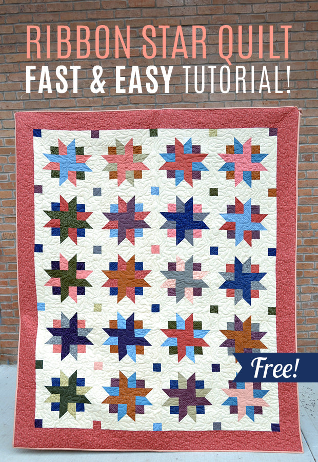 New Friday Tutorial: The Ribbon Star Quilt