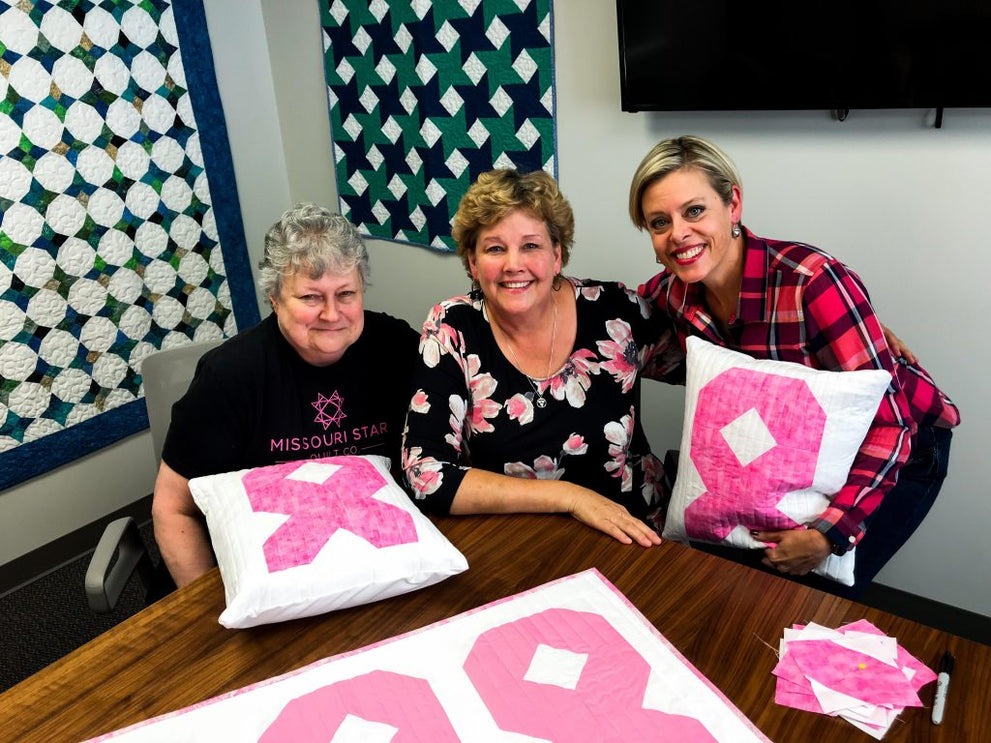 Breast Cancer Awareness Month - Quick and Easy Ribbon Block