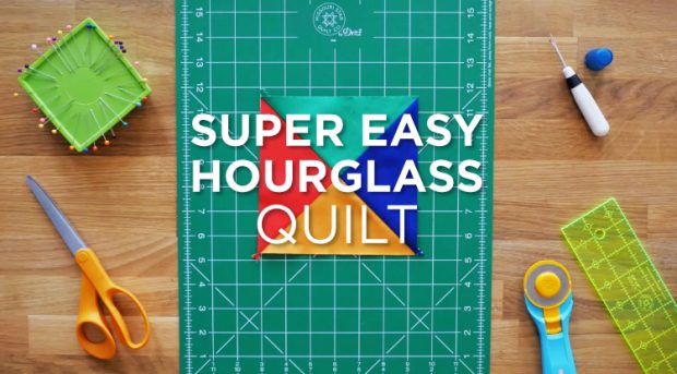 Quilt Snips Mini Tutorial: Super Easy Hourglass Quilt