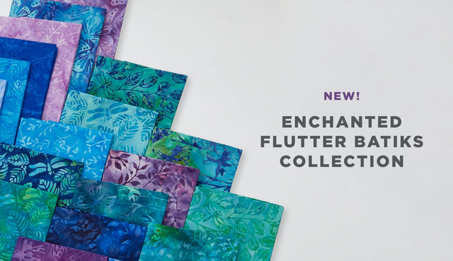 Enchanted Flutter Batiks Fabric Collection