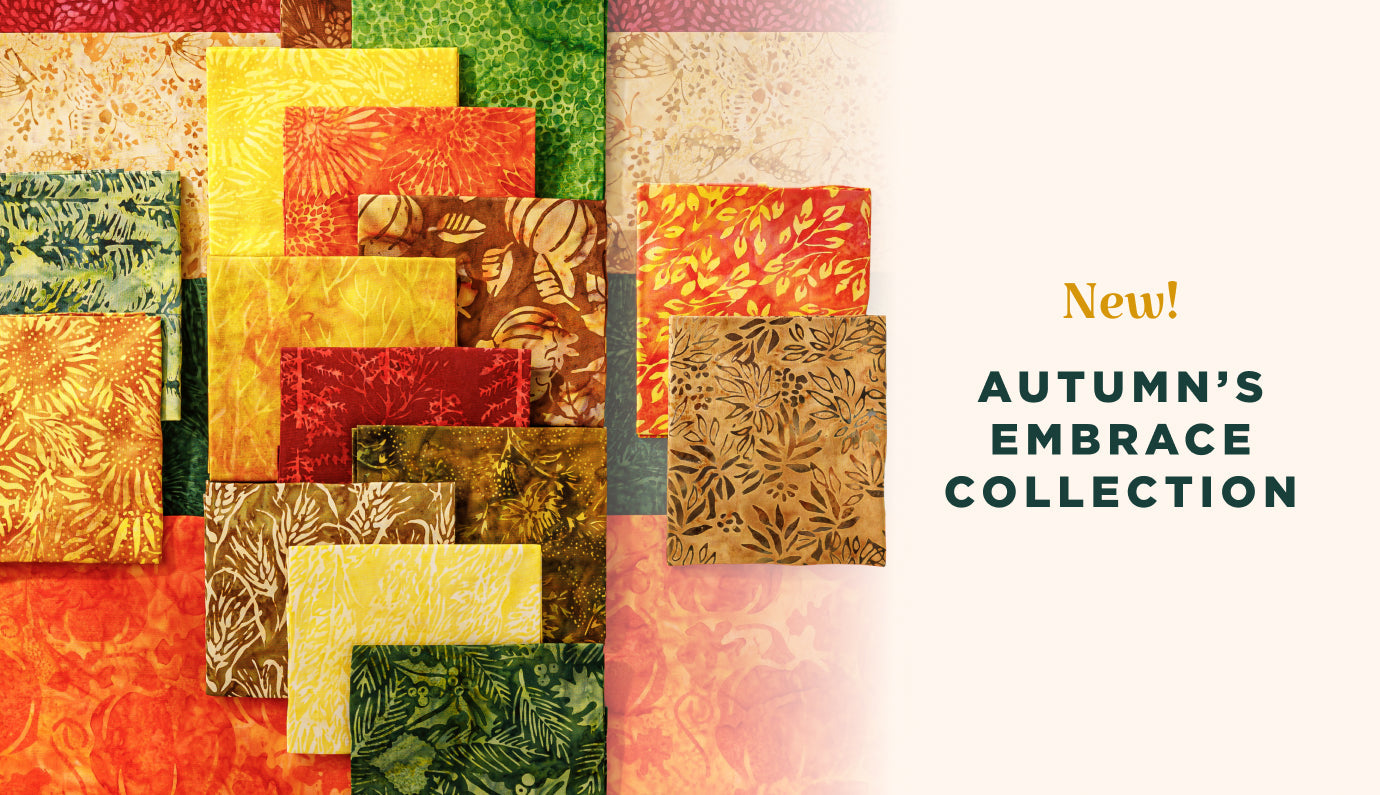Autumn's Embrace Batiks Fabric Collection