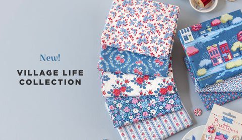 Tilda Village Life Fabric Collection