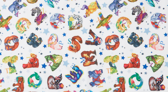 Amazing Alphabet Fabric Collection