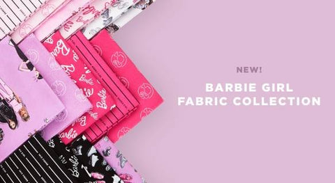 Barbie Girl, a colorful collection of Barbie fabrics by Mattel for Riley Blake Designs
